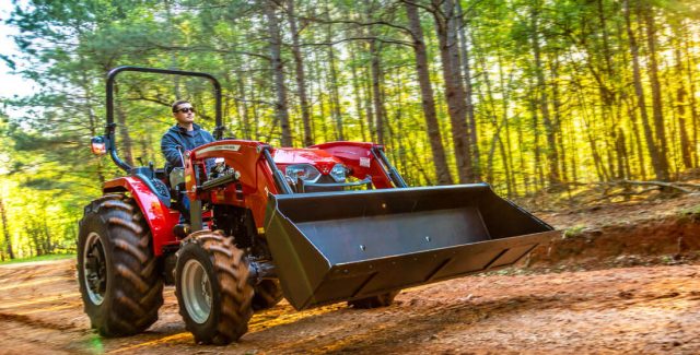 MF 2800 E tractor with loader